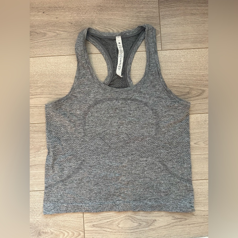 Lululemon Gray Racerback Tank Top